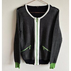 Yuka Unisex Full Zip Sweater Multicolor Size Medium